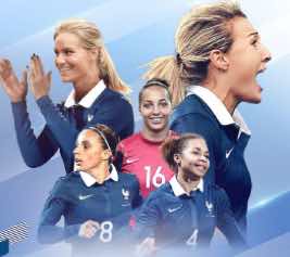D17/ football féminin/ Euro 2017 : Roumanie - France le 8 avril