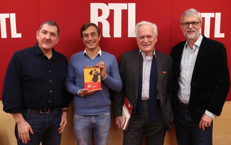 RTL : Olivier Bourdeaut, lauréat du 25ème Grand Prix RTL-LIRE avec «En attendant Bojangles»