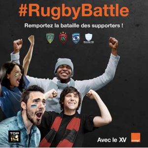 Orange lance la 2e #RugbyBattle