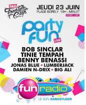 Fun Radio à Marseille avec «Party Fun Live» le 23 juin