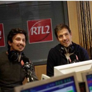 RTL 2 : Arnaud Tsamere et Grégory Ascher à la présentation du nouveau Morning «Le Double Expresso RTL2»