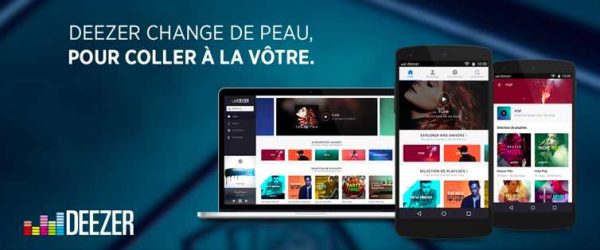 Deezer lance sa nouvelle home page