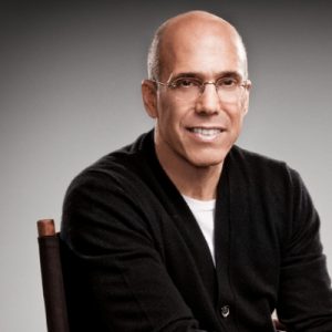 Je rey Katzenberg a gravé ses empreintes sur Hollywood boulevard