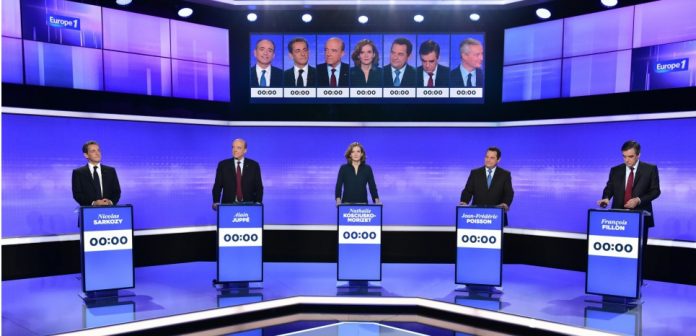 FRANCE-POLITICS-VOTE-PRIMARIES-RIGHTWING-DEBATE