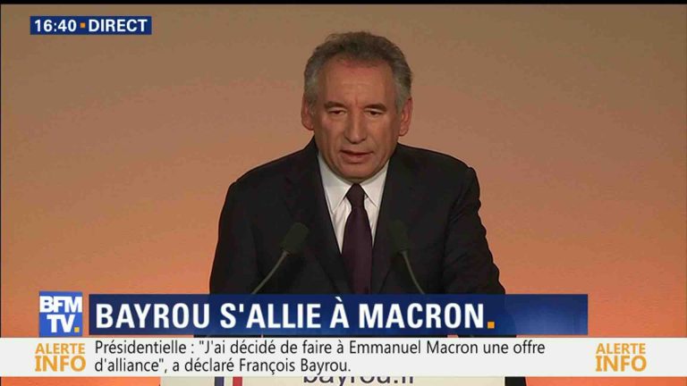 BFMTV/ conférence de presse de François Bayrou: BFMTV, 4ème chaîne TV de France