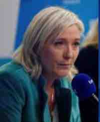 Europe 1 : Marine Le Pen, invitée de Fabien Namias jeudi 20 avril à 8h15