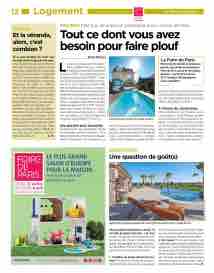 «20 Minutes»: Foire de Paris à l’honneur du 27 avril au 8 mai