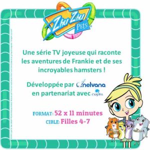 Nelvana développe «Zhuzhu Pets», les aventures de Frankie et de ses incroyables hamsters
