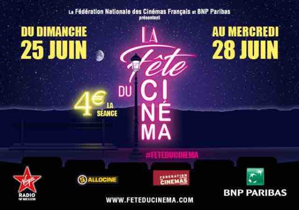 Fête du Cinéma : la 33ème édition du 25 au 28 juin dans toutes les salles de France