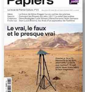 La revue «France Culture Papiers» se transforme