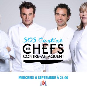 M6 : scores moyens pour «SOS cantine : les chefs contre-attaquent» mercredi en Prime