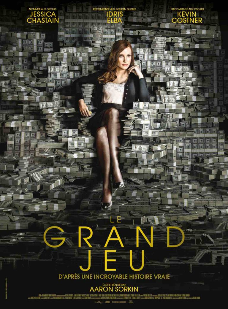 «Le grand jeu» : Jessica Chastain interprète Molly Bloom, reine des tripots pour VIP