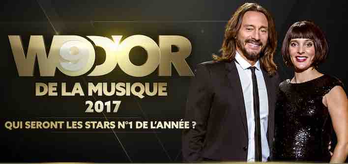 W9 : «W9 d’Or de la Musique 2017» mercredi 27 décembre
