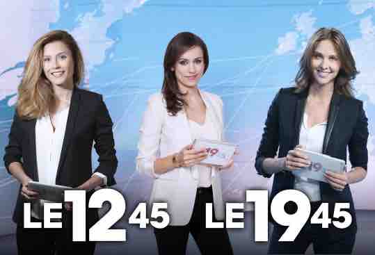 M6 : Diane Douzillé, Marie-Ange Casalta et Ophélie Meunier aux commandes du «12.45» et du «19.45» pendant les vacances de février 2018