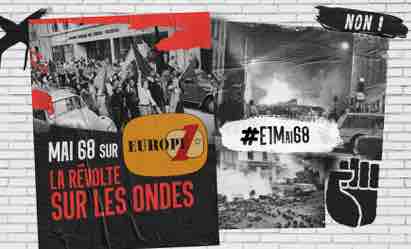 Europe 1 / Mai 68: programmation spéciale le 22 mars