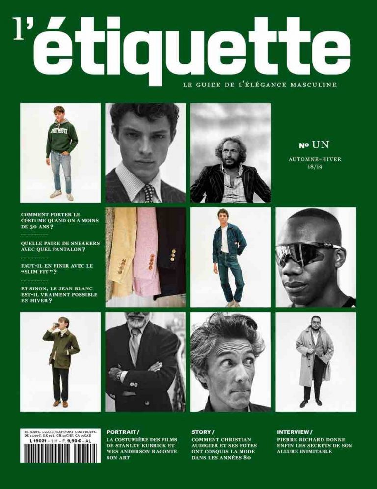 Le groupe de médias So Press lance jeudi le magazine «L’Etiquette» consacré à la mode masculine
