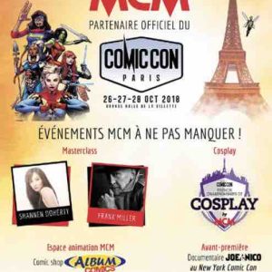 MCM partenaire officiel du Comic Con Paris