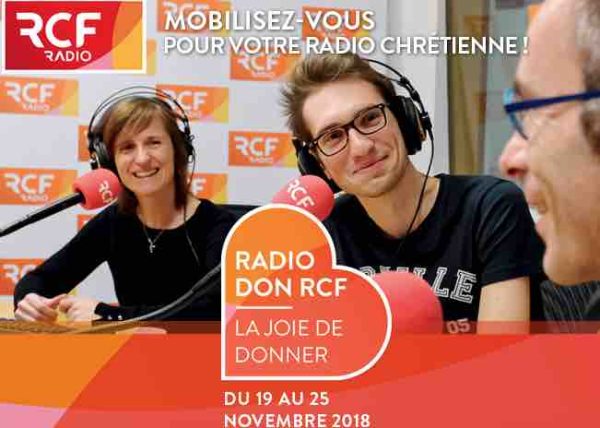 RCF organise son 10ème Radio Don du 19 au 25 novembre