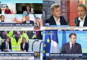 BFMTV 1ère chaîne de France mardi avec l’allocution d’Emmanuel Macron