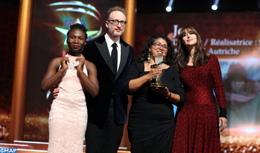 FIFM 2018: La réalisatrice Sudabeh Mortezai lors de la cérémonie de clôture du 17è Festival International du Film de Marrakech_LM