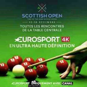 Eurosport et le Groupe CANAL+ s’associent pour proposer le Scottish Open 2018 en 4K Ultra HD