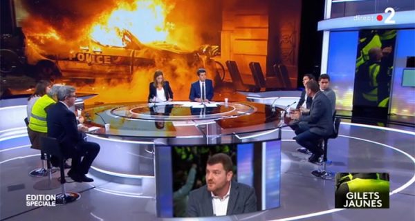 France 2 : «Gilets jaunes, la France en crise», troisième du Prime