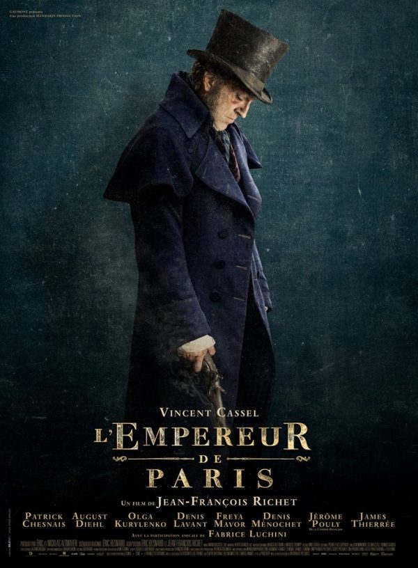 «L’Empereur de Paris» avec Vincent Cassel en salles mercredi 