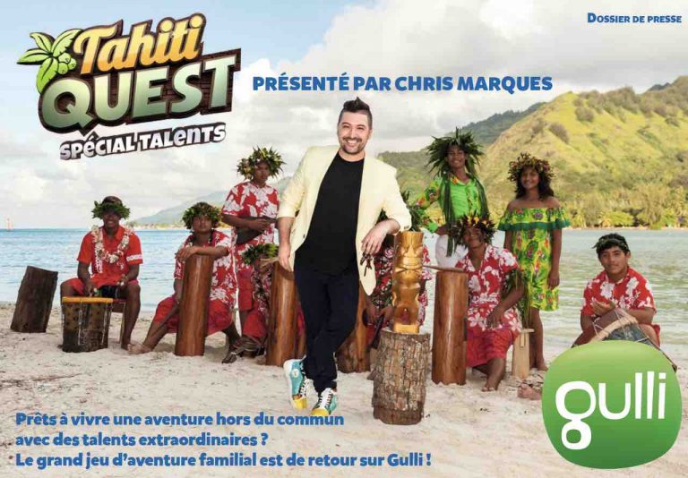 Gulli : «Tahiti Quest Spécial Talents» présenté par Chris Marques à partir du 11 janvier à 20h55