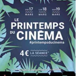 Le Printemps du Cinéma: 20ème édition du 17 au 19 mars