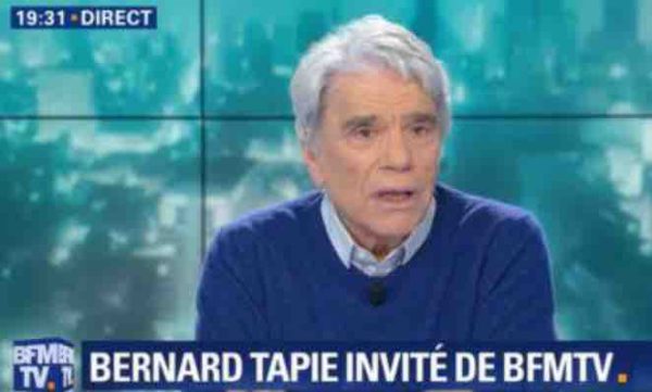 BFMTV : Bernard Tapie invité spécial d’Apolline de Malherbe ce 3 mars
