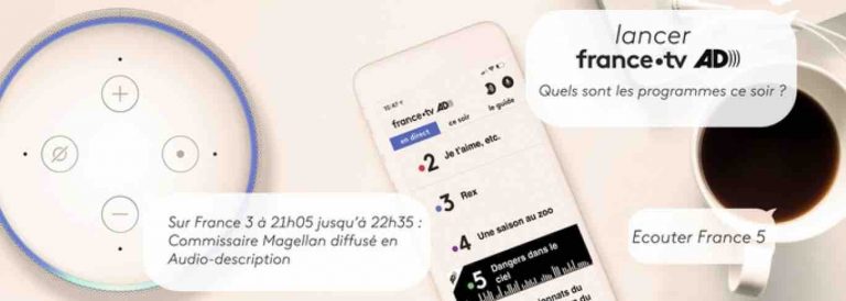 France TV disponible sur enceintes connectées pour les personnes aveugles et malvoyantes