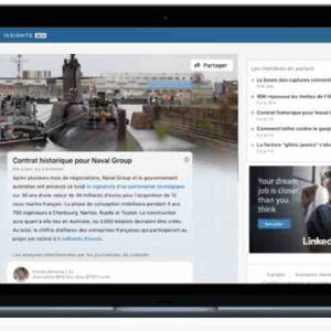 LinkedIn lance les «Infos à la Une» en France