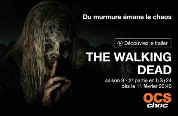 Orange : «The Walking Dead» saison 9 partie 2 en US+24 dès le 11 février sur OCS CHOC