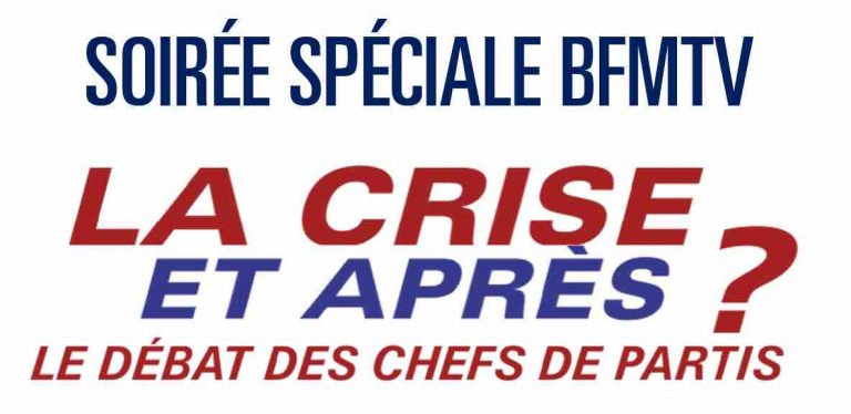 BFMTV : soirée spéciale «La crise, et après ?» mercredi 20 mars
