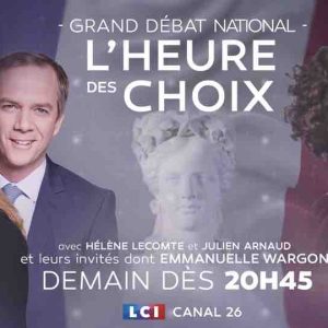 LCI : «Grand Débat National : l’heure des choix» ce 14 mars dès 20h