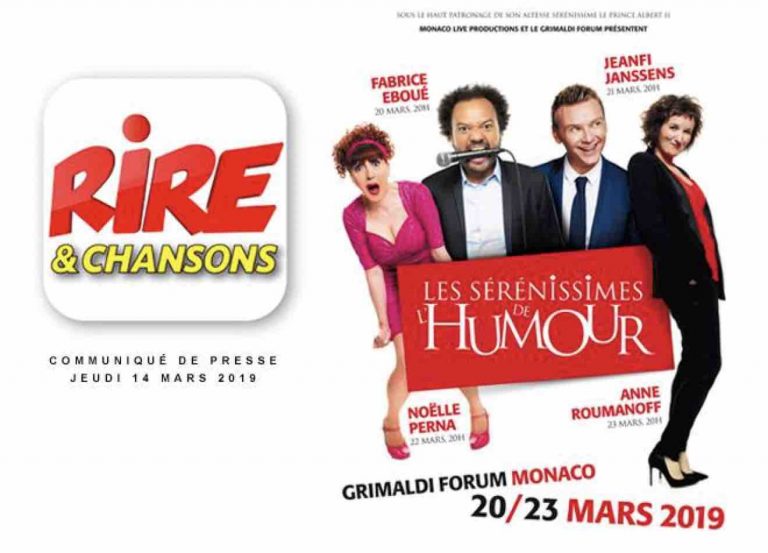 Rire & Chansons partenaire des Sérénissimes de l’Humour