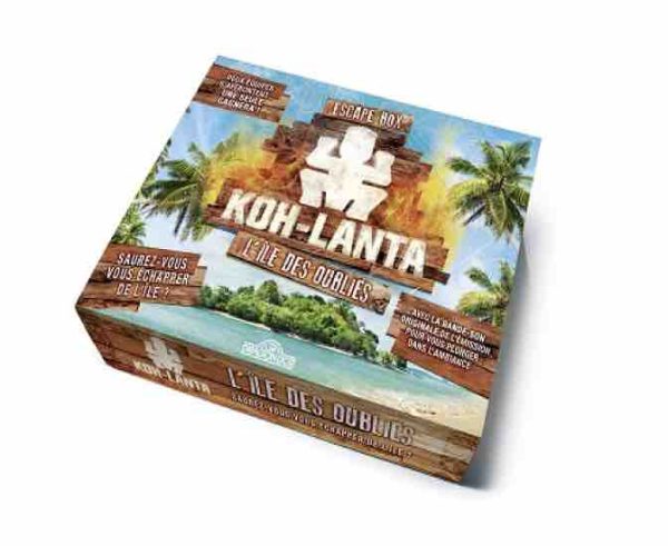 TF1 Licences au coeur du jeu «Koh-Lanta» avec l’Escape Box et l’Escape Book des Livres du Dragon d’Or