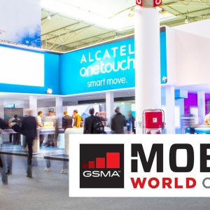De nombreux  fabricants de  smartphones sont  présents au Mobile  World Congress