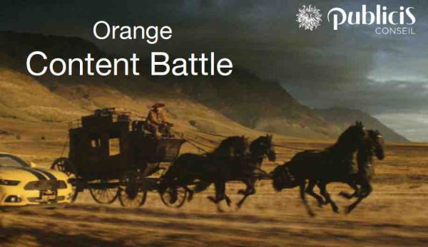 Publicis Conseil : Orange France en campagne avec la Content Battle