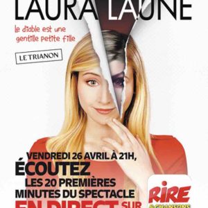 RIRE & CHANSONS diffuse en direct les 20 premières minutes du spectacle de Laura Laune