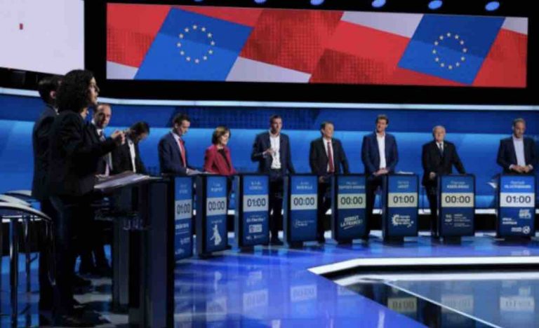 Européennes: deux millions de téléspectateurs pour la première partie du débat organisé par France 2 mercredi soir