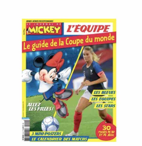 «Le Journal de Mickey» et «L’Équipe» s’associent pour créer «Le guide de la Coupe du monde de football»