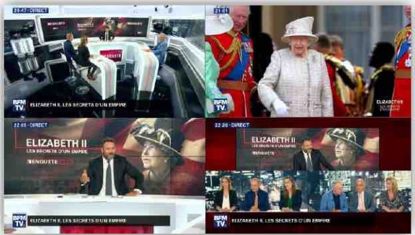 BFMTV : succès d’audience pour l’enquête «Elizabeth II, les secrets d’un empire» lundi 24 juin 2019