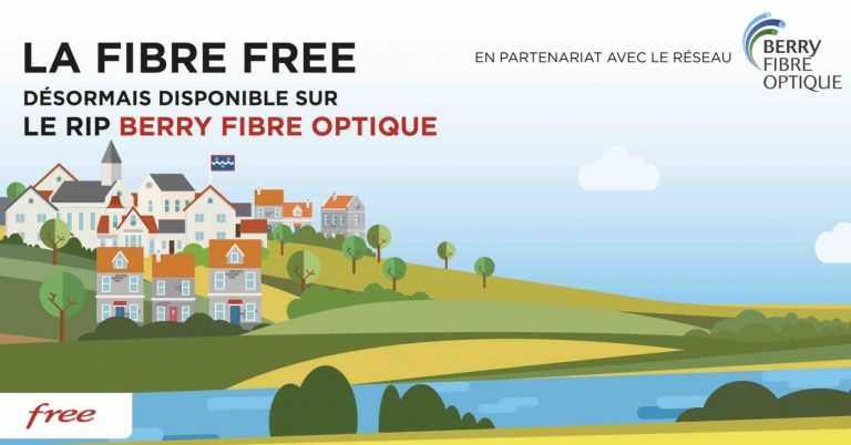 Free : la Fibre Free désormais disponible sur le RIP Berry Fibre Optique