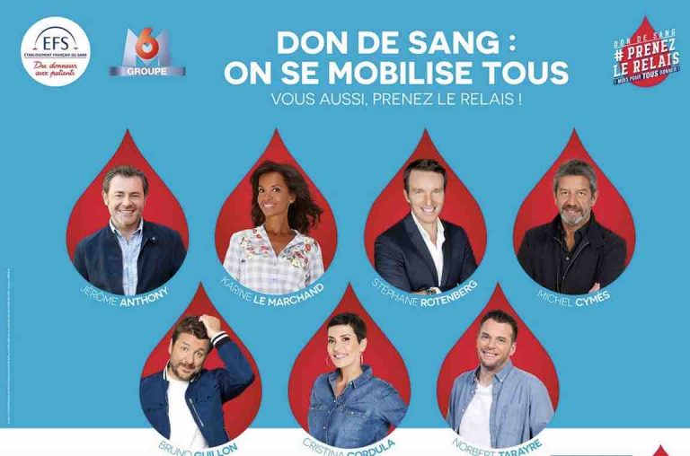Le Groupe M6 se mobilise pour le don de sang