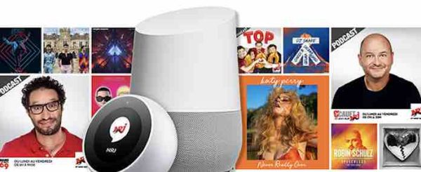 NRJ radio n°1 sur les enceintes connectées