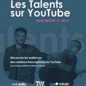 +32% d’audience pour les créateurs francophones sur YouTube au 1er semestre 2019