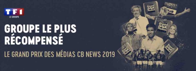 Grand Prix des Médias CB News : le groupe TF1 primé à 5 reprises
