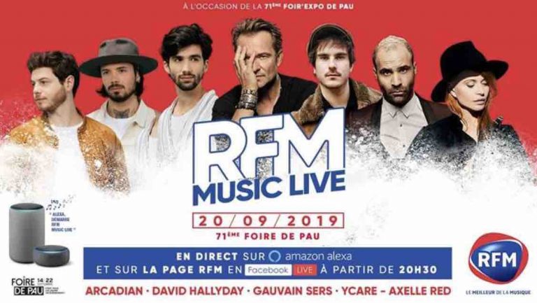 RFM Music Live vendredi 20 septembre, à l’occasion de la Foire de Pau