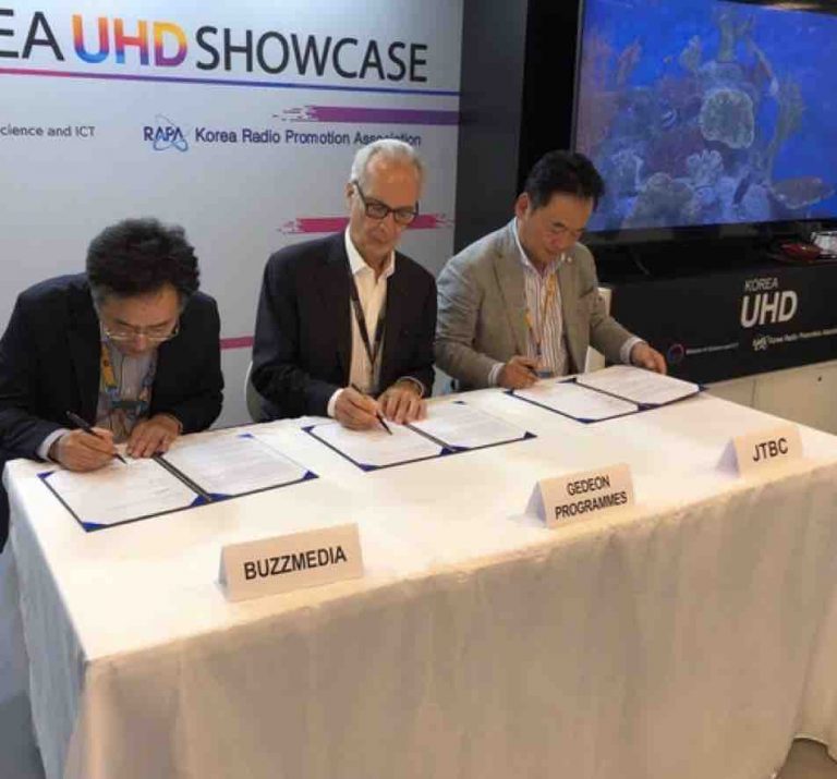 GEDEON signe un accord avec Buzz média et JTBC